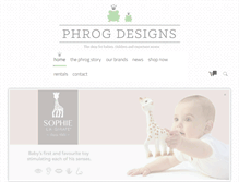 Tablet Screenshot of phrogdesigns.co.za